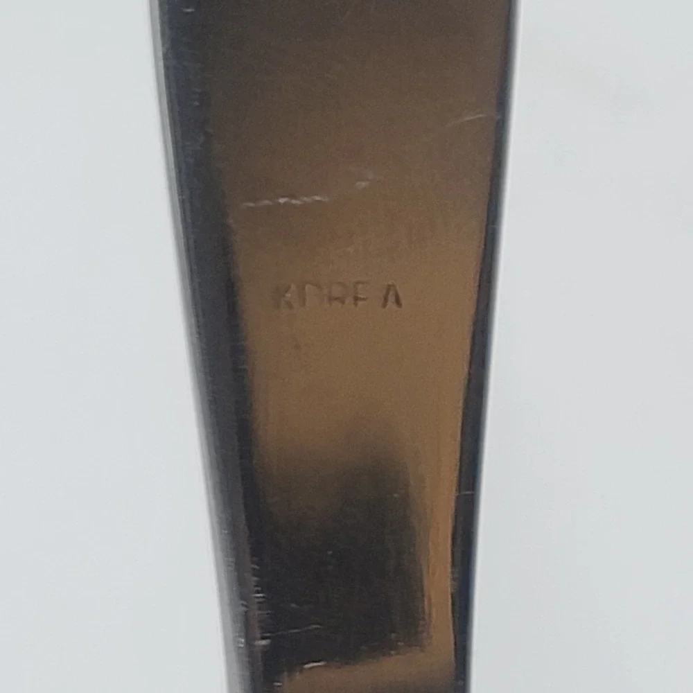 Vintage Rose Floral Stainless Steel Dinner Knives Set of 7 Korea SYF2 Style